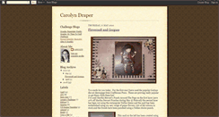 Desktop Screenshot of carolyndraper.blogspot.com
