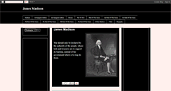 Desktop Screenshot of jamesmadisonquotes.blogspot.com