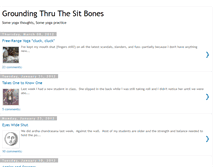 Tablet Screenshot of groundingthruthesitbones.blogspot.com