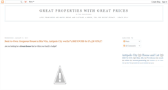 Desktop Screenshot of greatpropertyphilippines.blogspot.com