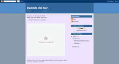 Desktop Screenshot of duendedelsur.blogspot.com