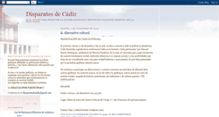 Desktop Screenshot of disparatescadiz.blogspot.com