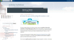 Desktop Screenshot of noticiasturisticas.blogspot.com