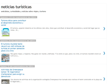 Tablet Screenshot of noticiasturisticas.blogspot.com