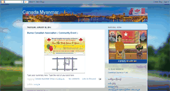 Desktop Screenshot of canadamyanmar.blogspot.com