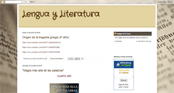 Desktop Screenshot of lenguayliteratura872.blogspot.com