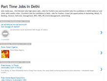 Tablet Screenshot of parttimeonlinejobsdelhi.blogspot.com