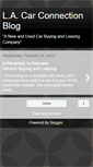 Mobile Screenshot of lacarconnection.blogspot.com