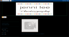 Desktop Screenshot of jennileephotography.blogspot.com