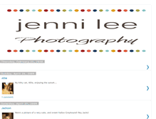 Tablet Screenshot of jennileephotography.blogspot.com