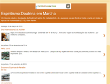 Tablet Screenshot of espiritismodoutrinaemmarcha.blogspot.com