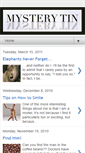 Mobile Screenshot of mysterytin.blogspot.com
