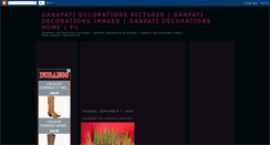 Desktop Screenshot of ganpatidecorations.blogspot.com