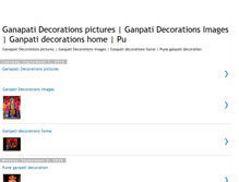Tablet Screenshot of ganpatidecorations.blogspot.com