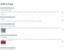 Tablet Screenshot of cliffincork.blogspot.com