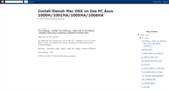 Desktop Screenshot of install-ideneb-osx-asus-1005ha-1001ha.blogspot.com