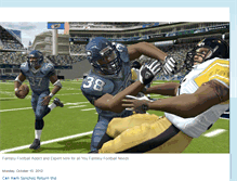 Tablet Screenshot of fantasyfootballwisdome.blogspot.com