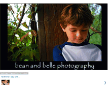 Tablet Screenshot of beanandbellephotography.blogspot.com