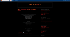 Desktop Screenshot of anaqueiros.blogspot.com