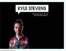 Tablet Screenshot of kylestevensmusic.blogspot.com