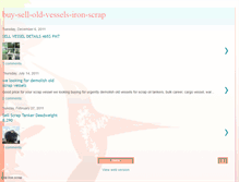 Tablet Screenshot of buy-sell-old-vessels-iron-scrap.blogspot.com