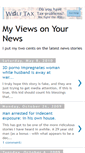Mobile Screenshot of myviewsonyournews.blogspot.com