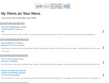 Tablet Screenshot of myviewsonyournews.blogspot.com