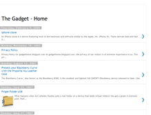 Tablet Screenshot of gadgethome.blogspot.com