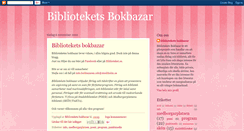 Desktop Screenshot of biblioteketsbokbazar.blogspot.com