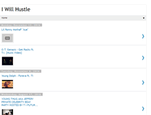 Tablet Screenshot of iwillhustleonline.blogspot.com