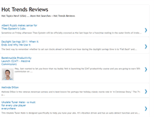 Tablet Screenshot of hottrend-reviews.blogspot.com