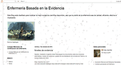 Desktop Screenshot of enfermeriabasadaenlaevidencia.blogspot.com