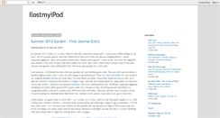 Desktop Screenshot of ilostmyipod.blogspot.com