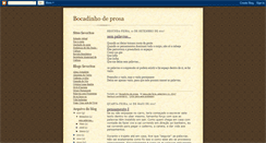 Desktop Screenshot of bocadinhodeprosa.blogspot.com