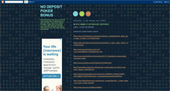 Desktop Screenshot of no-deposit-play-poker-bonus.blogspot.com