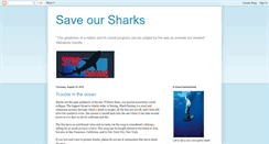 Desktop Screenshot of helpsaveoursharks.blogspot.com