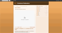 Desktop Screenshot of colesterolradioativo.blogspot.com