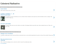 Tablet Screenshot of colesterolradioativo.blogspot.com