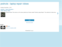 Tablet Screenshot of podnuts.blogspot.com