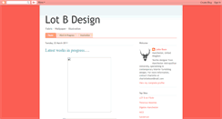 Desktop Screenshot of lot-b-design.blogspot.com