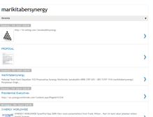 Tablet Screenshot of marikitabersynergy.blogspot.com