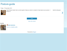 Tablet Screenshot of posturepart2.blogspot.com