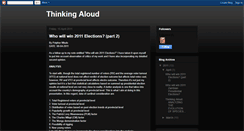 Desktop Screenshot of potpherthinkingaloud.blogspot.com