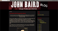 Desktop Screenshot of johnbairdauthor.blogspot.com