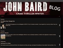 Tablet Screenshot of johnbairdauthor.blogspot.com