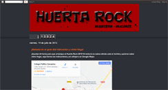 Desktop Screenshot of huertarockalbatera.blogspot.com