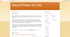 Desktop Screenshot of listpower.blogspot.com