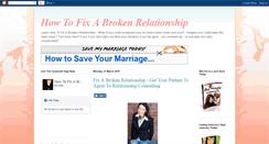 Desktop Screenshot of howtofixabrokenrelationshiptoday.blogspot.com