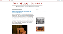 Desktop Screenshot of deadheadlumbercompany.blogspot.com