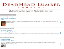 Tablet Screenshot of deadheadlumbercompany.blogspot.com